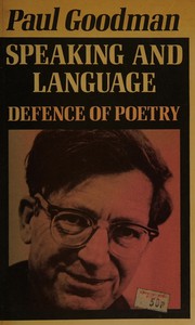 Speaking and Language : defence of poetry