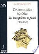 Documentaci�B�on hist�B�orica del trosquismo espa�D�nol (1936-1948) de la Guerra Civil a la ruptura con la IV Internacional