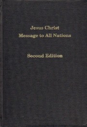 Jesus Christ message to all nations